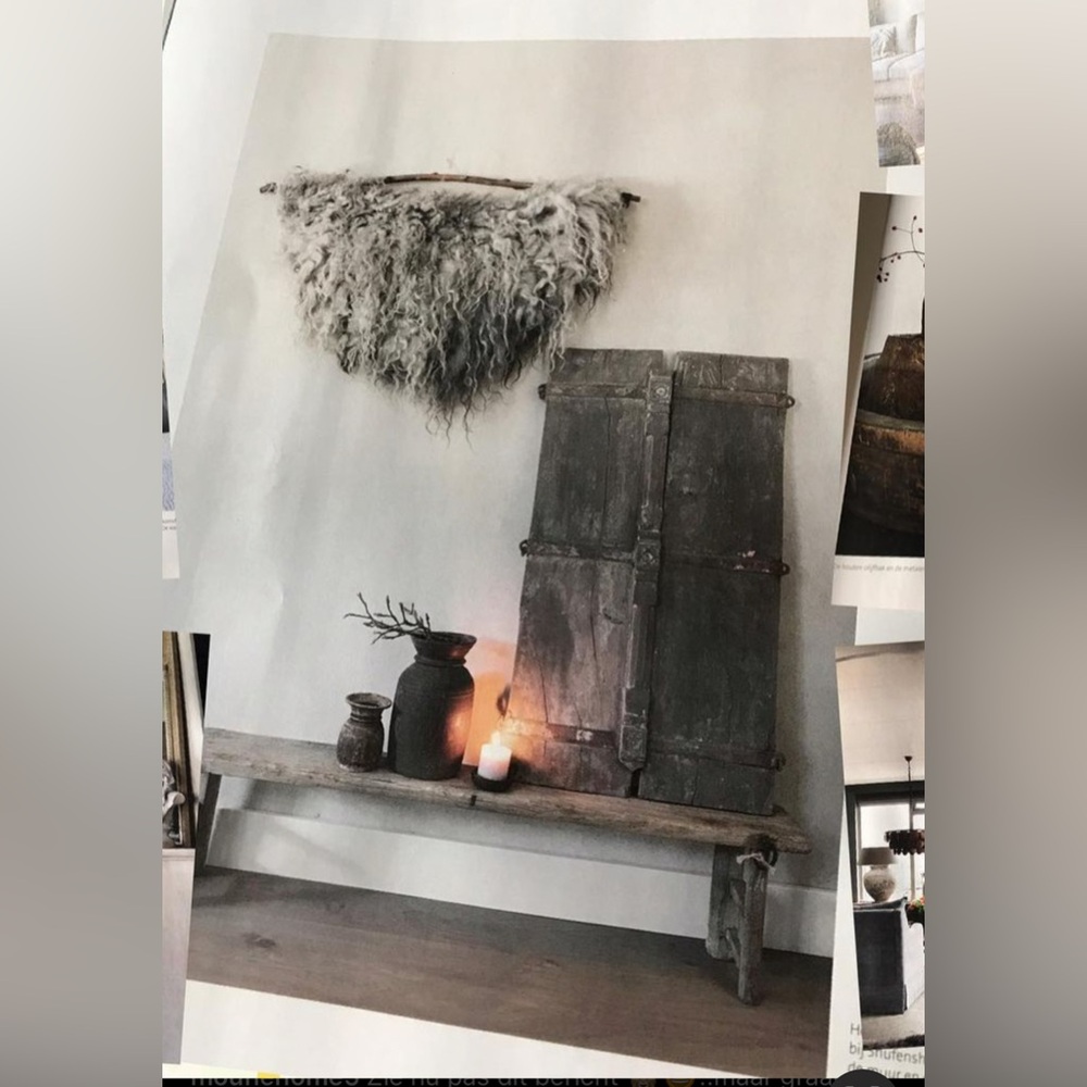 Rustic European Decorative hanging object made - Picture 3 of 5